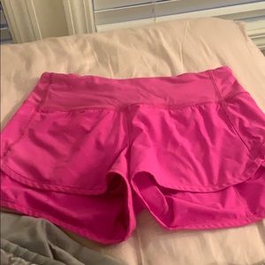 ⚡️FINAL PRICE Lululemon Sonic Pink Sz2 Speed Short
